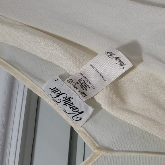 Vintage Vanity Fair long nightgown ivory - Picture 4 of 7
